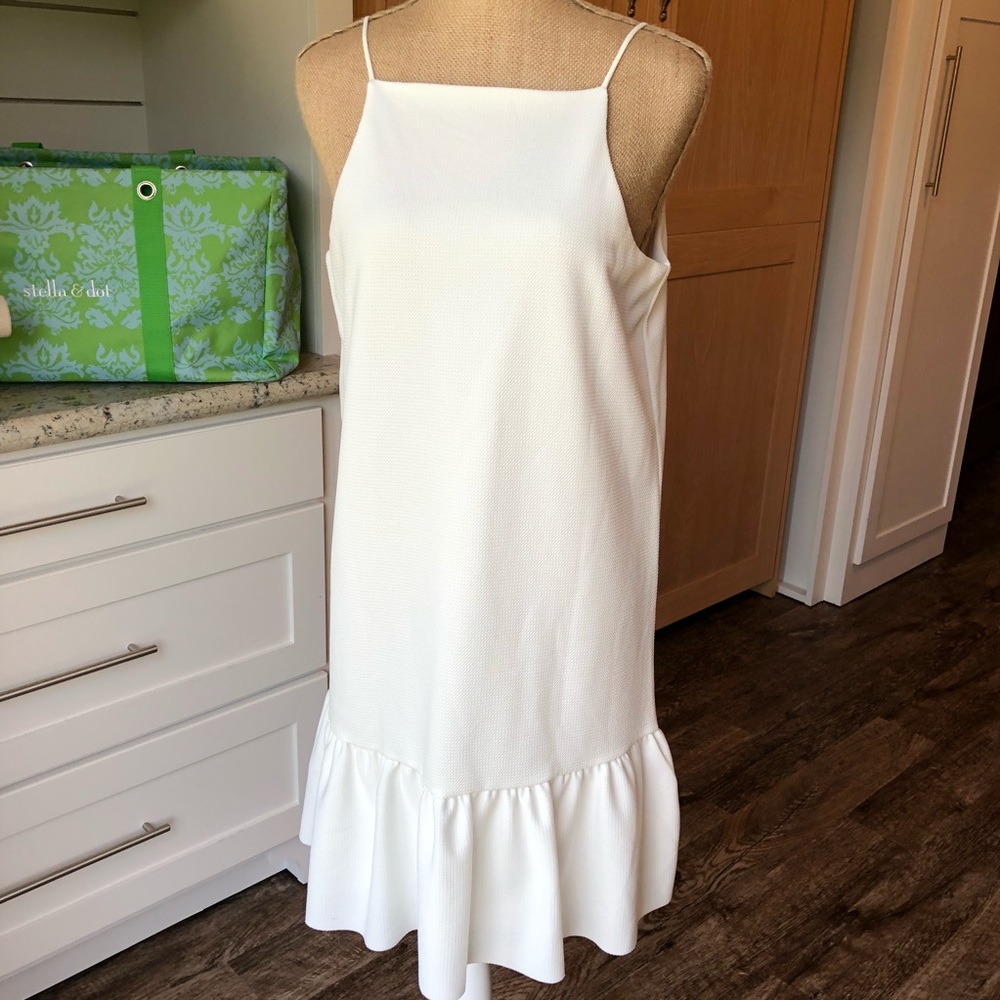 Zara Halter Ruffle Dress - Picture 3 of 8